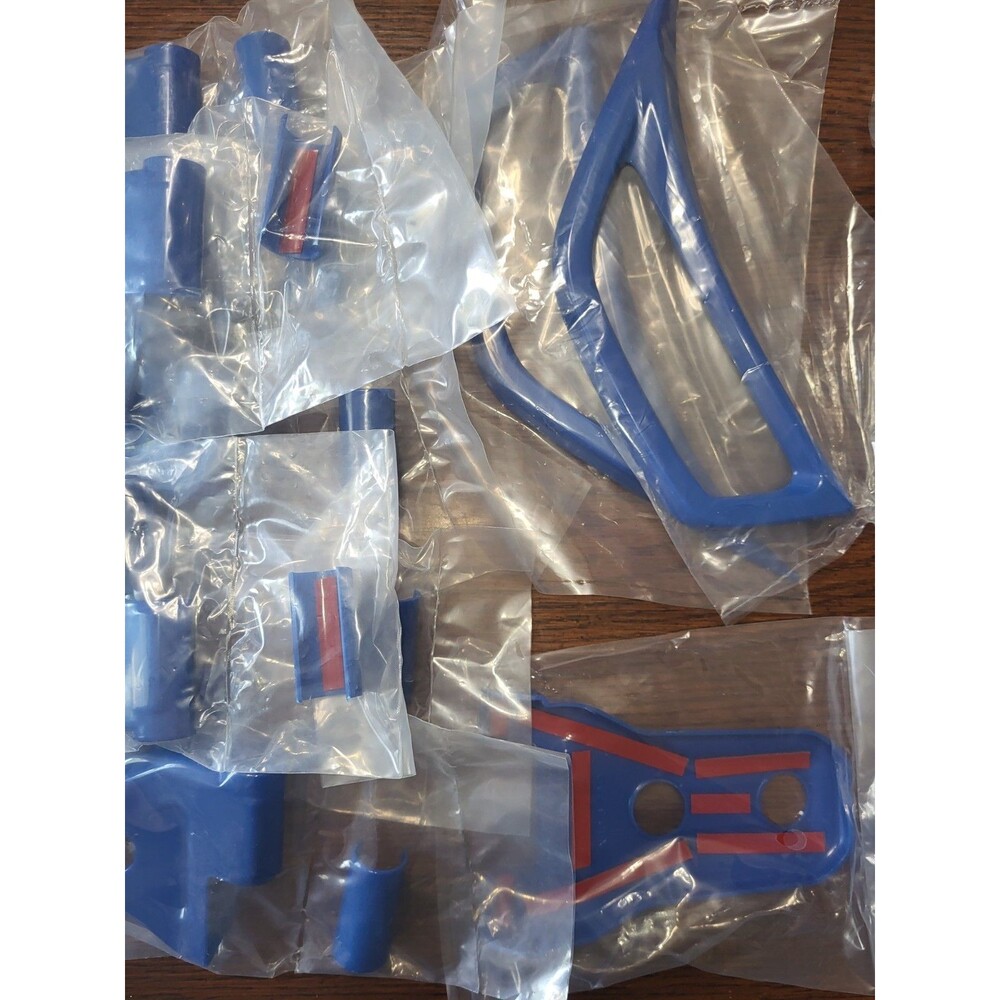 24pc Blue Exterior Trim Kit for 2018-2026 Jeep Wrangler JL JLU Door Hinge Cover - Picture 4 of 5